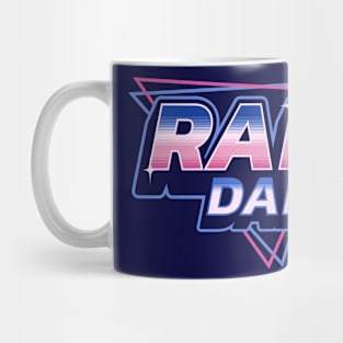 Rad Dad - 80's Retro Vintage Retrowave Father's Day Mug